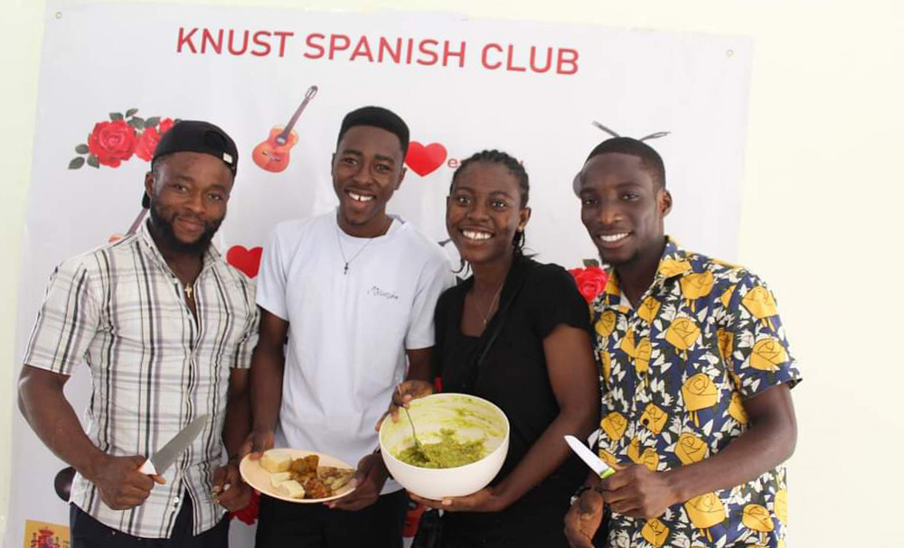 Capturing the essence of camaraderie at the lively gatherings of KNUST Spanish Club. Laughter, stories, and warmth of friendship transcending borders.